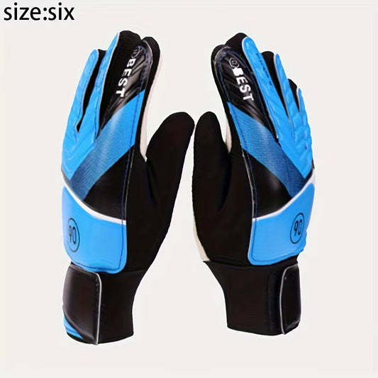 Goalkeeper Glove Latex Goalkeeper Gloves Football Protection Adults Anti-Slip Football Gloves Soccer Goalie