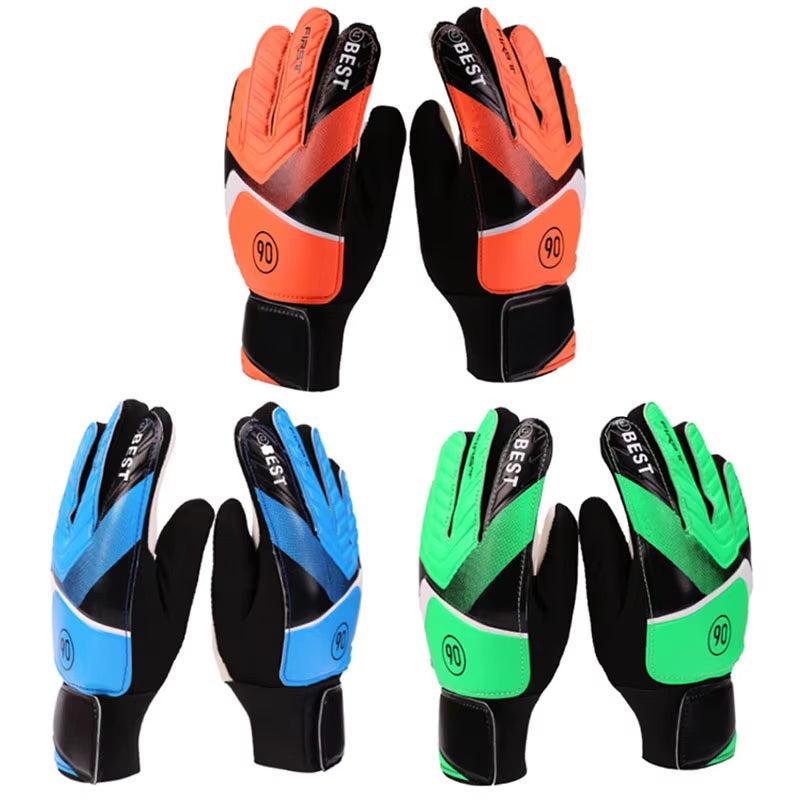 Goalkeeper Glove Latex Goalkeeper Gloves Football Protection Adults Anti-Slip Football Gloves Soccer Goalie