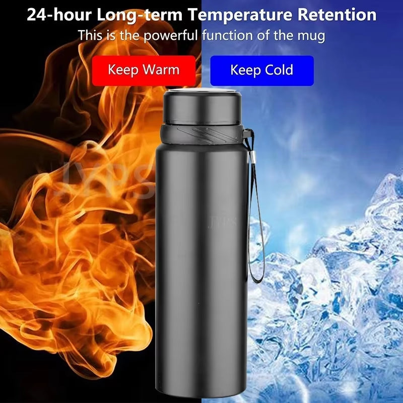 1L Insulated Water Bottle Hot Cold Water Bottle Water Tea Coffee Vacuum Insulated Bottle Stainless Steel Insulated Bottle